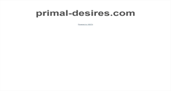 Desktop Screenshot of primal-desires.com